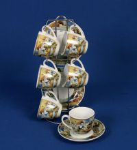 BC183PIT52 Набор кофейный на подст. на 6 пер.