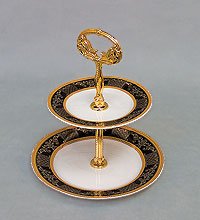 11792 Горка 2 яруса «Черная полоса» 203/152 мм (24)