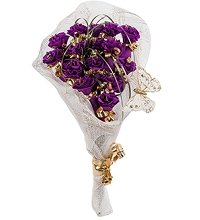 Букет из конфет «Сиреневая дымка»