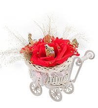 Коляска из конфет «Сладкий восторг»