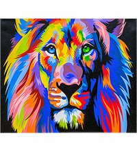 ART-505 Картина «Радужный лев»