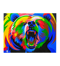 ART-524 Картина «Радужный медведь»