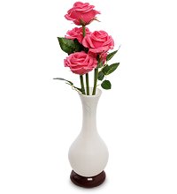 LP-06 Розы в вазе с LED-подсветкой