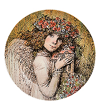 ANG-1514 Тарелка «Домашний ангел» А.Наливкина