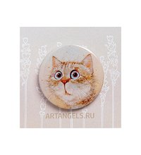 ANG-786 Закатный значок «Любимый котик»