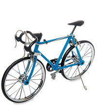 VL-19/2 Фигурка-модель 1:10 Велосипед гоночный «Roadbike» голубой