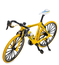 VL-01/1 Фигурка-модель 1:10 Велосипед спортивный «Drop Bar» желтый