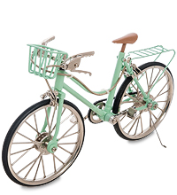VL-06/5 Фигурка-модель 1:10 Велосипед женский «Torrent Ussury» салатовый