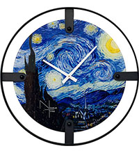 SLT- 05 Часы настенные «VAN GOGH STARRY NIGHT»