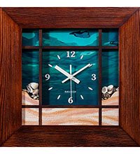 SLT- 43 Часы настенные «МОРСКОЕ ДНО»