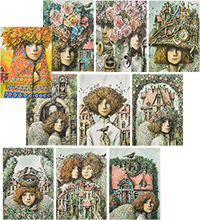 ANG-1645 Набор из 10 почтовых открыток «Ангелы -2» А.Наливкина