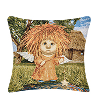 ANG-1843/1 Подушка гобеленовая «Ловец удачи» 30х30
