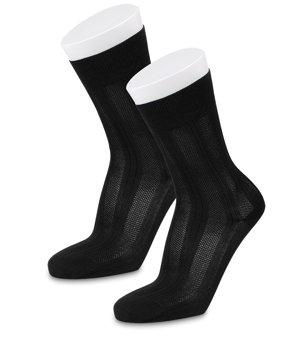 Носки мужские (2 пары) Summer Time ASUM-0011  43-44 черный (Artsocks)