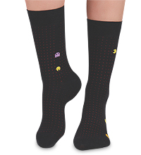 Носки креативные ASHA-0012 Packman Black 40-43 (Artsocks)