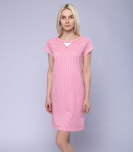 Платье для дома женское 6852/7, молочный с рис. 2106