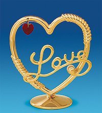 AR-3416/ 1 Фигурка «Сердечко with Love» с цв.кр. (Юнион)
