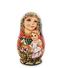МР-16/28-B Матрешка 5м «Мария с мальчиком»