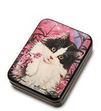 ШК-55/167-B Шкатулка «Котик» исп. Лидяева