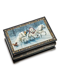 ШК-11/ 1-R Шкатулка в технике декупаж (6х9х4)