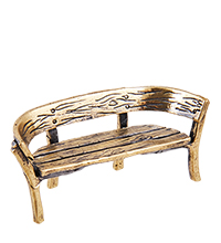 AM-3678 Фигурка «Лавка овальная» (латунь)