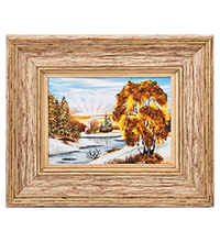 AMB-03/46 Картина «Красота природы» (с янтарной крошкой) H-32см