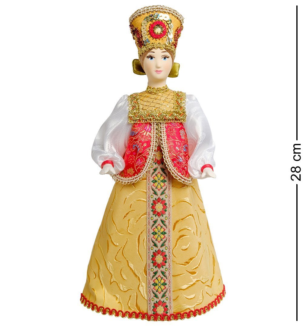 Купить кукол в национальных костюмах. RK-235 кукла "Любаша". Кукла в русском национальном костюме.