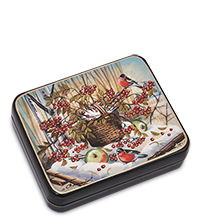 ШК-55/261 Шкатулка «Снегири» исп. Маркова