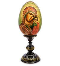 ИКО-14 Яйцо-икона «Казанская Божья матерь» Рябова Г.