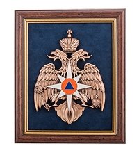 ПК-166 Панно «Герб МЧС» малая 19х23