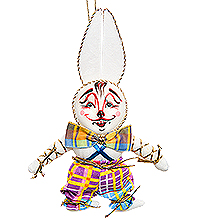 RK-454 Кукла подвесная «Карнавальный заяц»