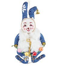 RK-462/1 Кукла подвесная «Кролик с бусами»