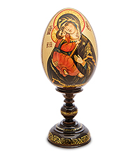ИКО- 4 Яйцо-икона «Владимирская Божья Матерь» Борисова А.