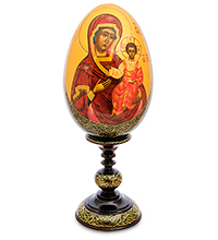 ИКО-30 Яйцо-икона «Тихвинская Божья Матерь» Борисова А.