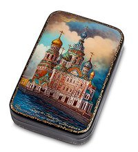 ШК-35/ 5 Шкатулка «Спас на Крови» исп. Панферов