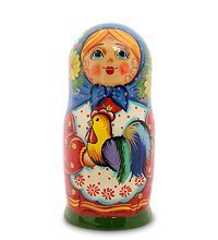 МР-24/ 16-A Матрешка 5м «Анастасия с петухом»