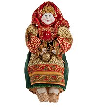 RK-722/1 Кукла-шкатулка «Бабушка с вязанием»