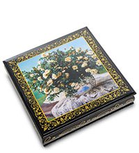 ШК-11/ 7-D Шкатулка в технике декупаж (16х16х5)