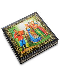 ШК-11/ 7-E Шкатулка в технике декупаж (16х16х5)
