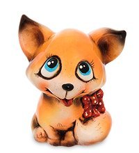 АБ- 90 Фигурка керамическая «Лисенок с бантом»