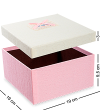 WF-30/3-A Коробка «Прямоугольник» цв.розов./крем.