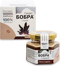 MED-06/05 «Секрет бобра» Медовая композиция с мумиё, 100 г