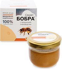 MED-06/08 «Секрет бобра» Медовая композиция с продукцией пчеловодства, 100 г