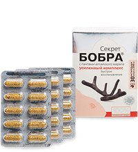 MED-06/16 «Секрет бобра» Капсулы с пантами алтайского марала, №30*0,5 г, блистер