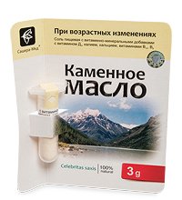 MED-13/04 «Каменное масло» с витамином Д3, калием, кальцием, витаминами В12, В9, 3,0 г
