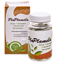 MED-77/07 «PlaPlamela» Глицин силимарин  конц-т пищ. на основе растит. сырья №120*600 мг