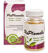 MED-77/08 «PlaPlamela» Коллаген и кальций конц-т пищ. на основе растит. сырья №120*600 мг
