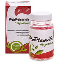 MED-77/09 «PlaPlamela» Магний конц-т пищ. на основе растит. сырья №120*600 мг