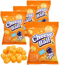 ER-120 Кукурузные Снэки Cheese Ball 4шт х 42г, Корея