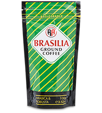 ARM-65/02 Кофе «BRASILIA» 100г (ROYAL ARMENIA) зелен