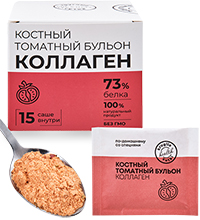 FLK-13/6 Костный бульон томатный 15 шт по 5 гр (саше)